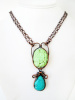 Turquoise Double Stone Necklace